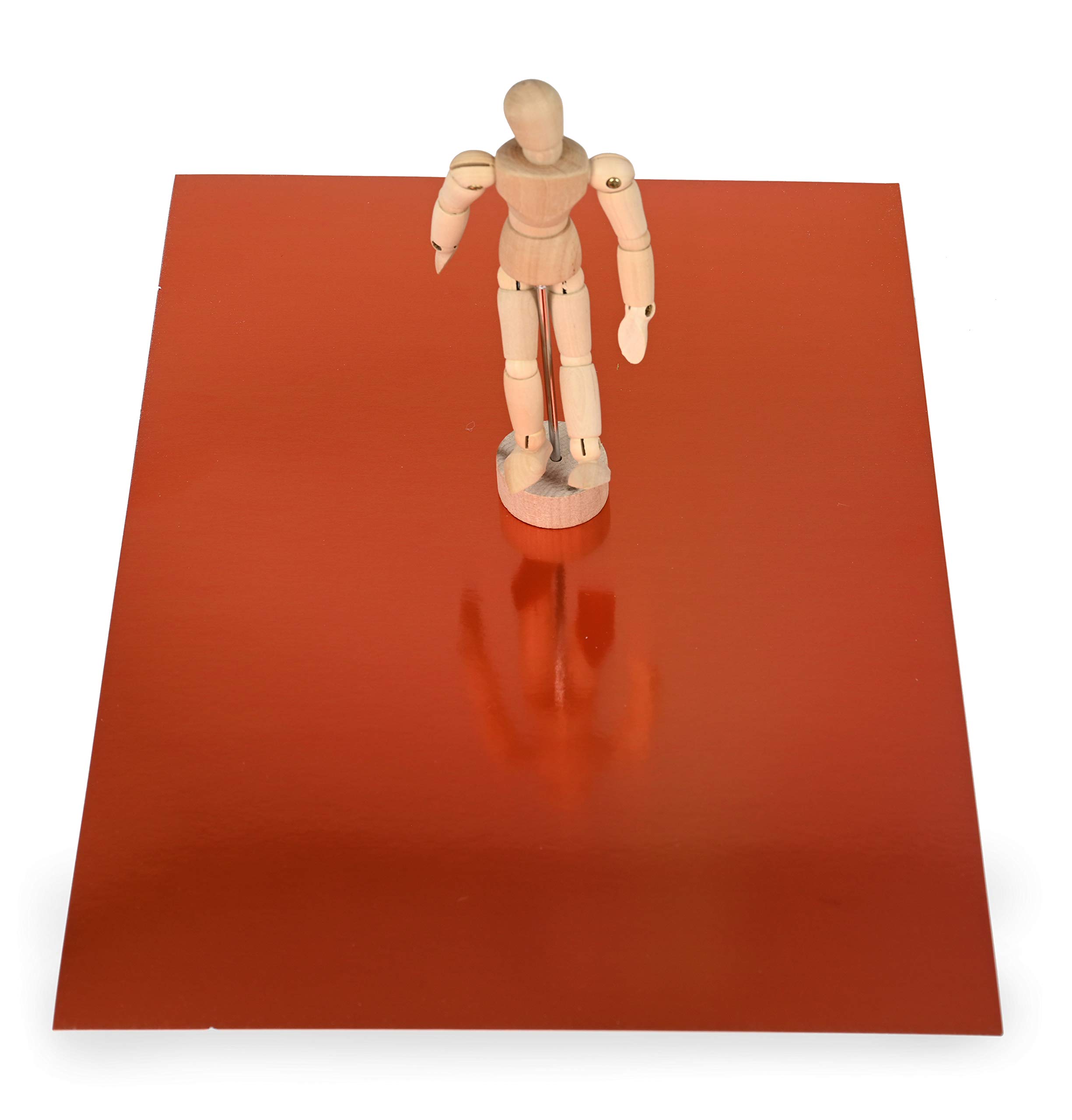 Papertent A4 Super Smooth Mirror Card, Orange, 10 Sheets