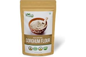 Organic Zing Pure and Natural Sorghum Flour | Jowar Flour | High Fiber and Preservative Free Sorghum Flour | Product of India