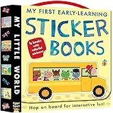 My First Early-Learning Sticker Books Boxed Set: 4 Books with Colorful Stickers!