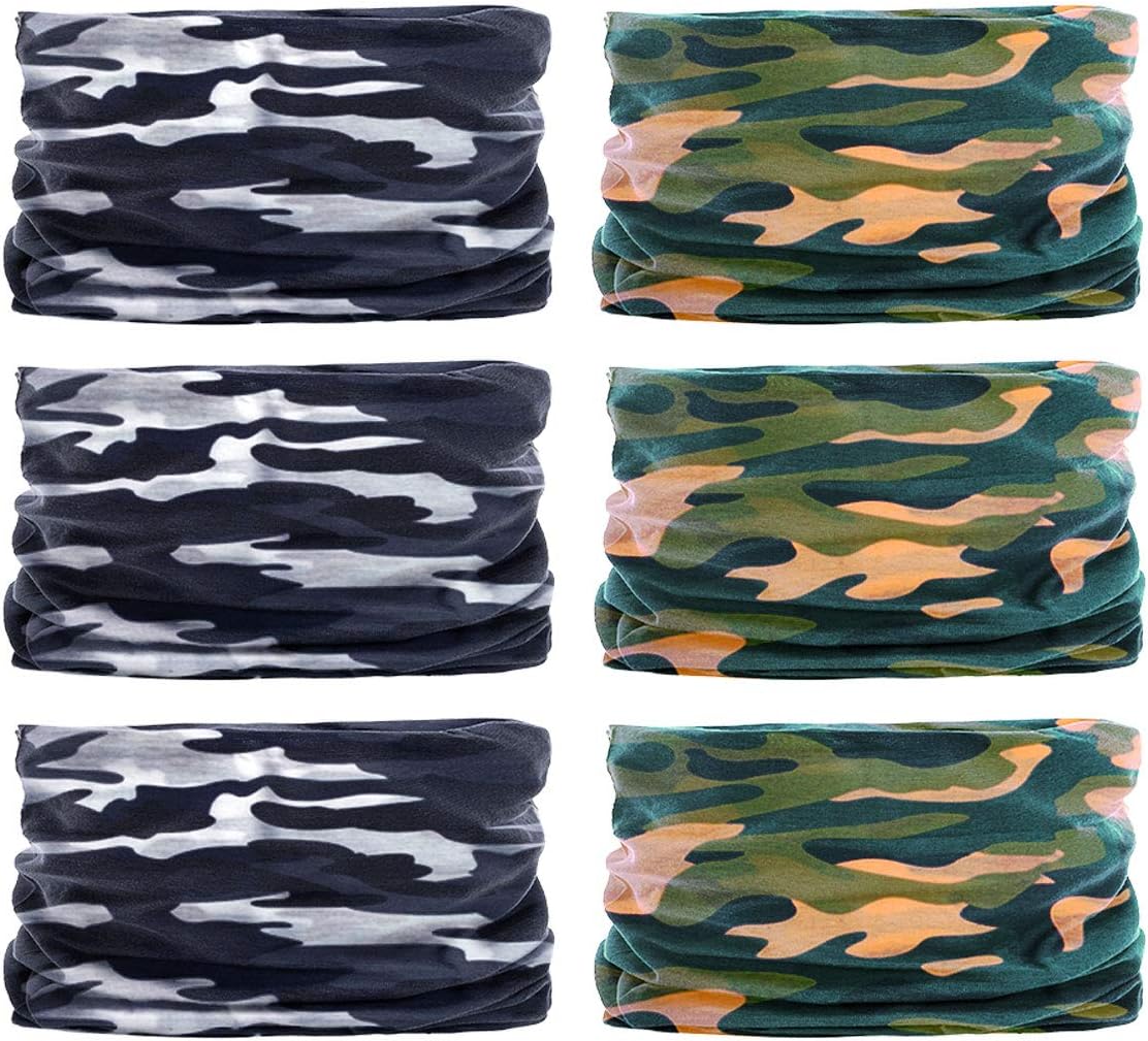 YouGa Tube Scarf - 3D Bandana Unisex Seamless Tube Headbands Headwrap, UV Resistance Outdoors Mutifunctional Headwear Balaclava