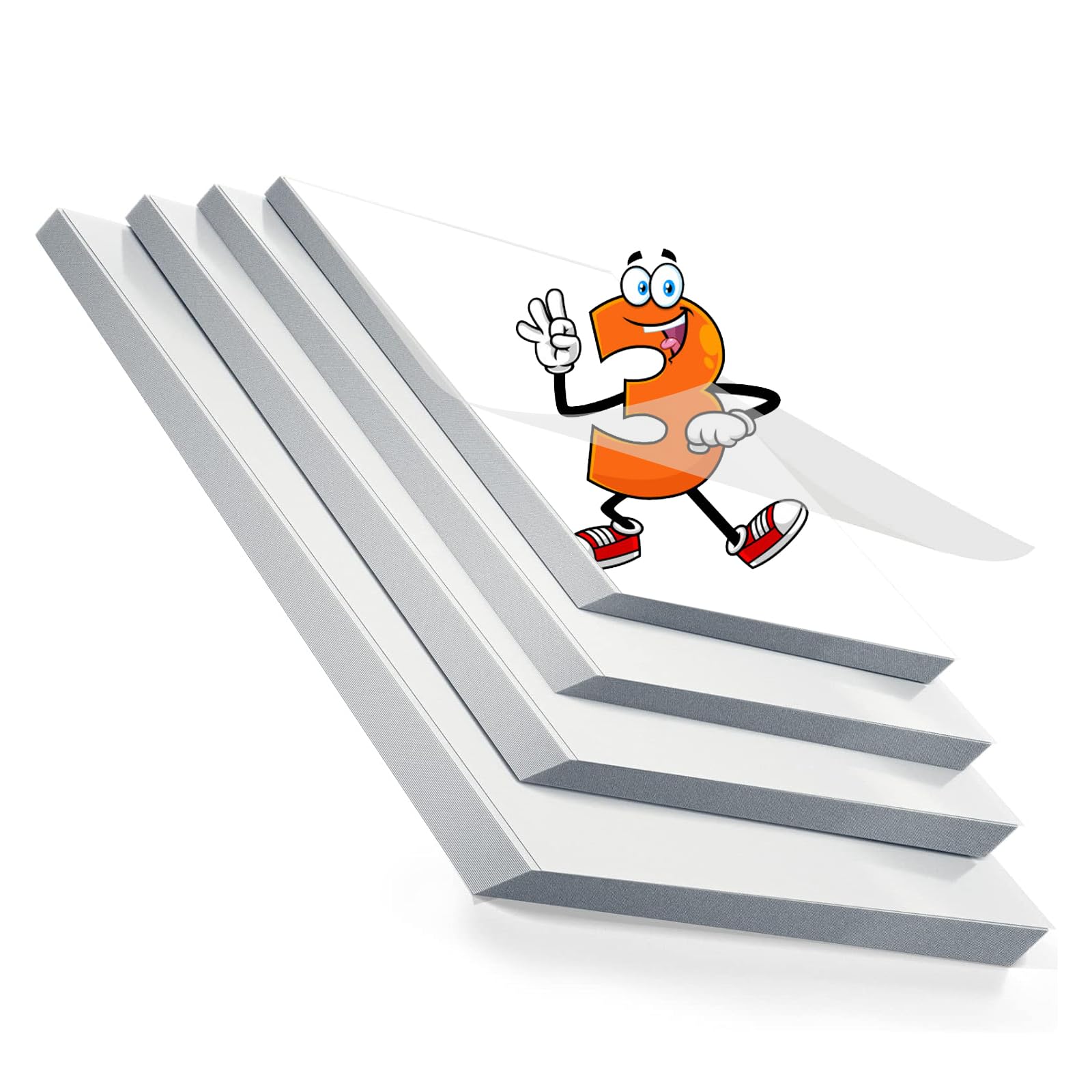 MAXDONE Laminating Pouches 80 Micron A4/A5/A6 (50 Pieces), Suitable for All Brands, Transparent, Glossy Film