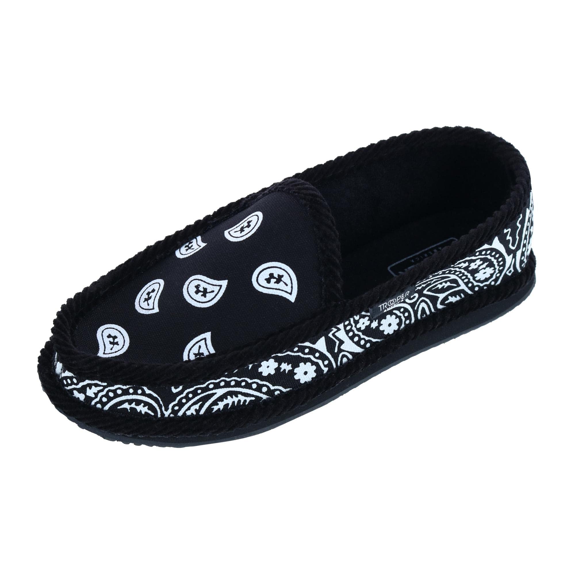 Trooper America Men's Bandana Print Slip On House