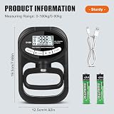 Mineup Electronic Hand Dynamometer 397 lbs 180kg Grip Strength Tester LCD USB view 2