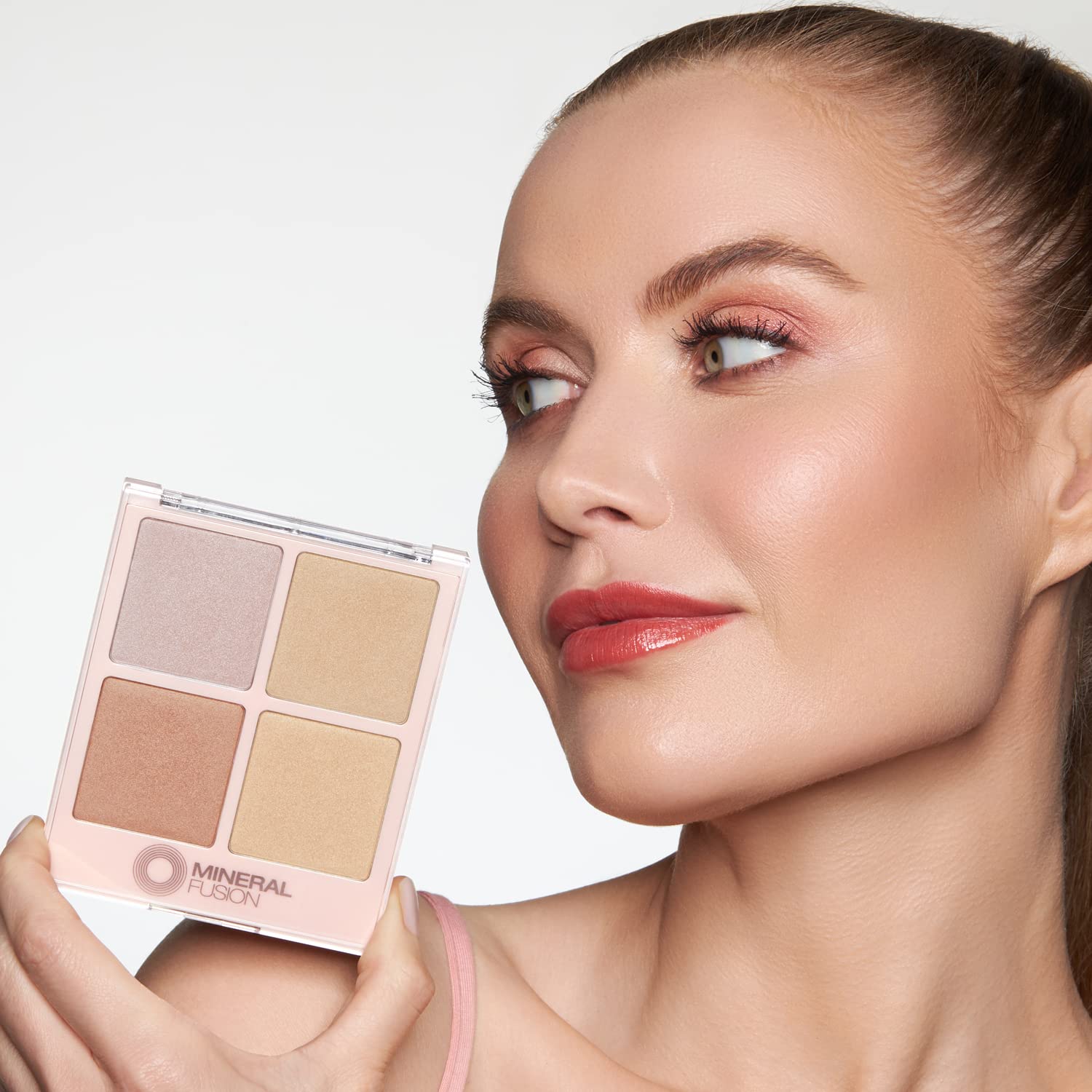 Mineral Fusion Highlighter Palette, Lightweight Shimmer, Stargazing