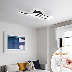 EDISLIVE Modern Dimmable LED Ceiling Light Curved