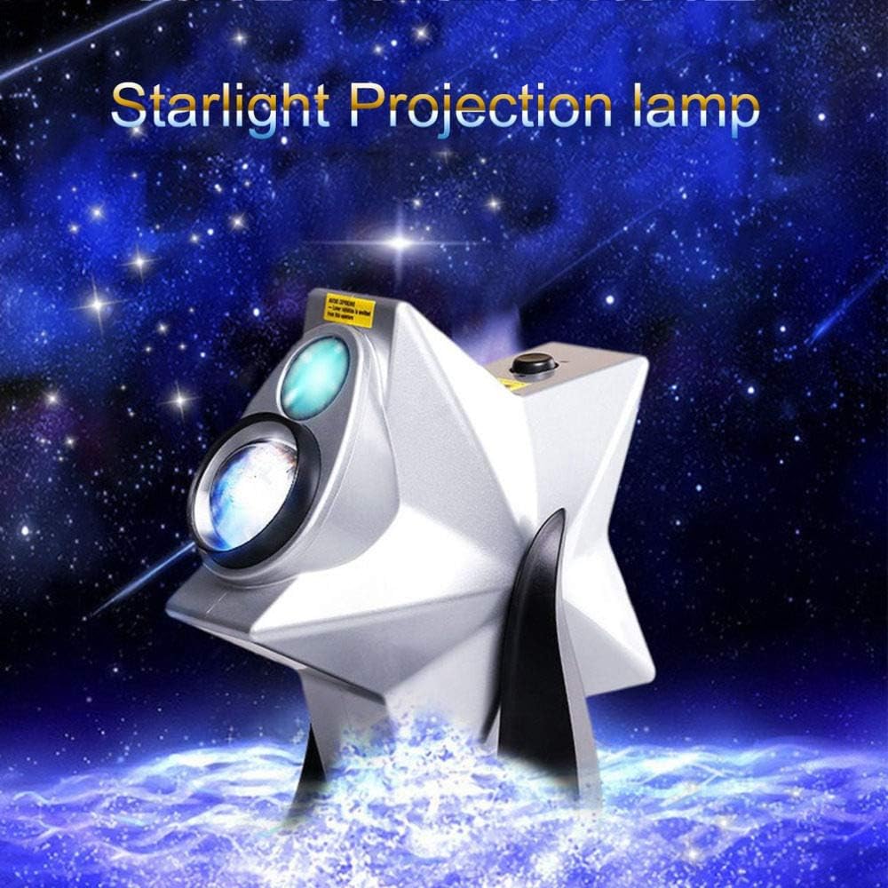 DAETNG Stars Projector Lamp Night Light Projector LED Lamp, 3 Colors Dimmable for Game Rooms, Home Theatre, or Night Light Ambiance, More Artistic and Bright