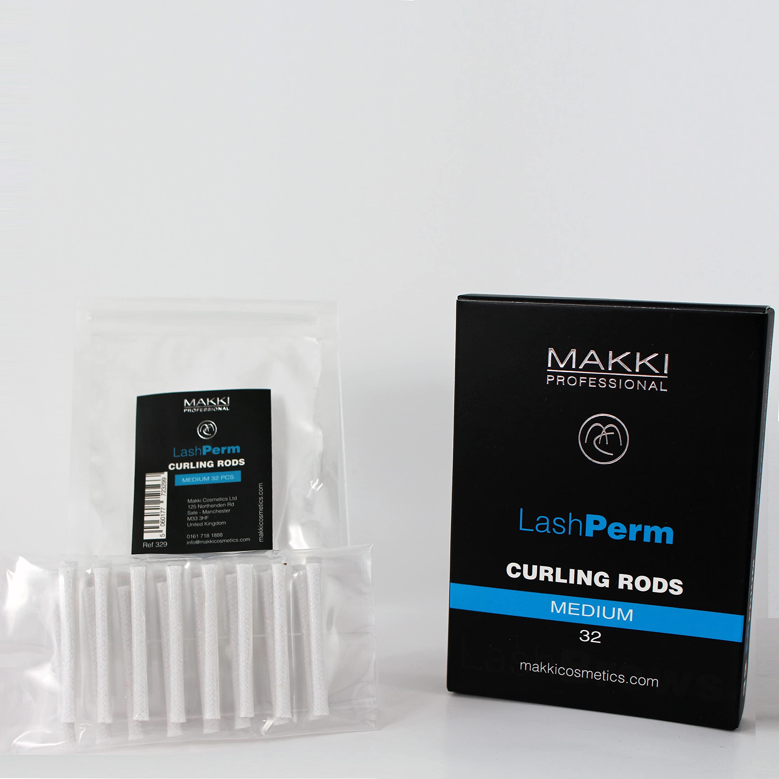 Makki 32 Medium Eyelash Perming Curlers Rods Perm Eye Lash Lift Treatment