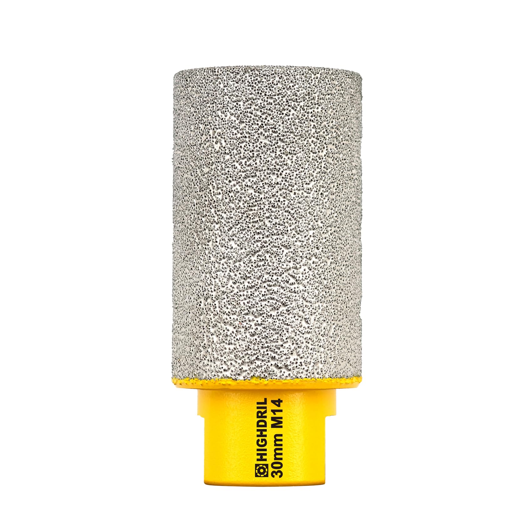 HIGHDRIL Diamond Milling Bit for Enlarging and Shaping Hole,Diameter 30mm (1-1/7") Dry Drilling Core Bit for Porcelain,Hard Ceramic,Granite and Marble