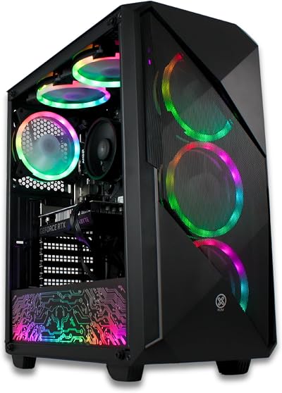 XUM Legend Gaming PC Ryzen 5 5500 RTX 5060 8GB, 32GB RAM, 1TB HDD/512GB NVMe