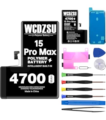Amazon.com: WCDZSU Battery Replacement for iPhone 15 Pro Max