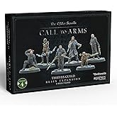 Modiphius The Elder Scrolls: Call to Arms Thieves Guild - 6 Resin Figures | Detailed 32mm scale unpainted miniatures including Brynjolf and Mercer Frey for tabletop RPG play with scenic bases