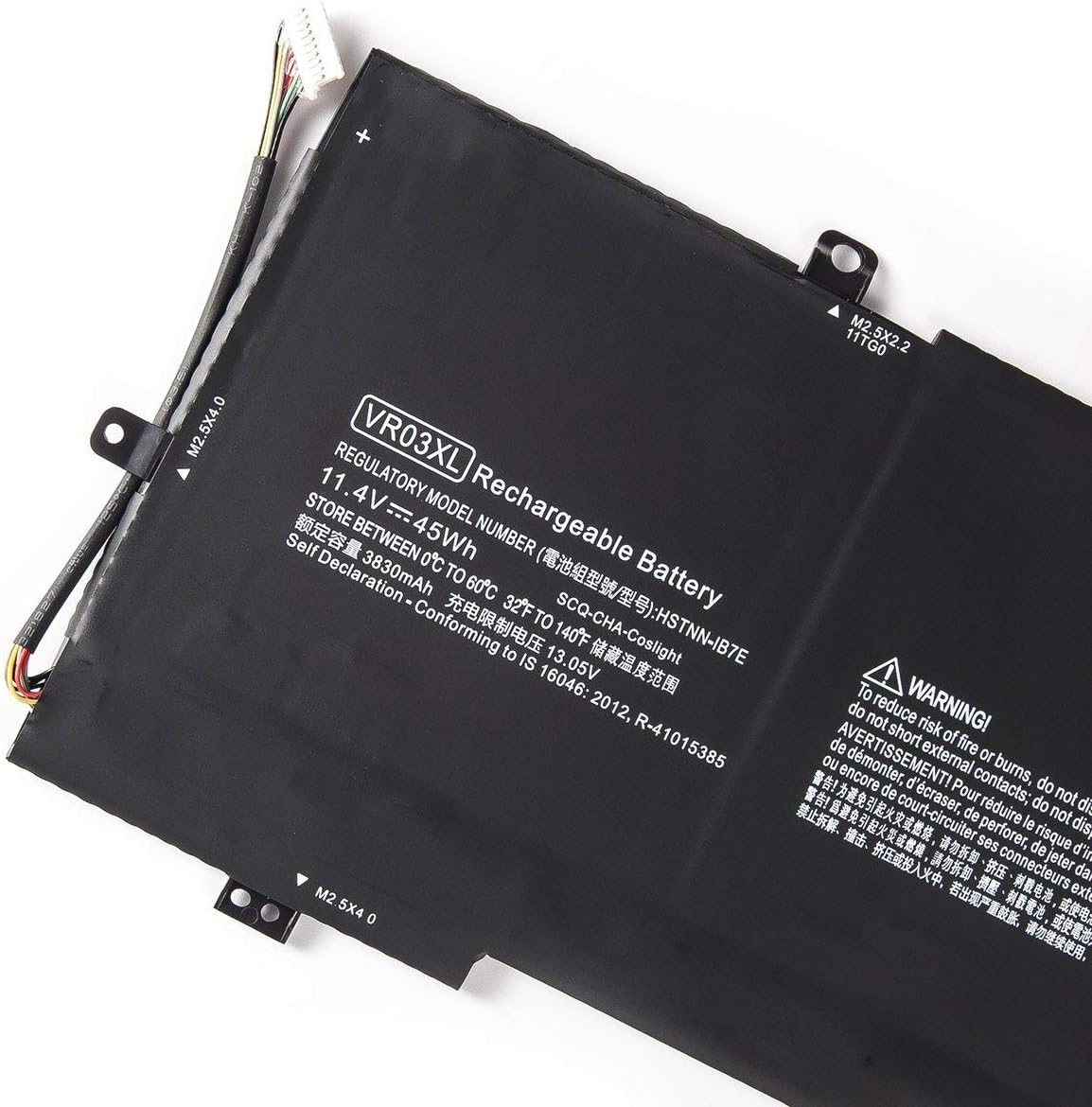ASKC 11.4V 45Wh VR03XL Battery for HP Envy 13-D 13-D000NA 13-D010NR 13-D040WM D040NR D021TU D022TU D024TU D025TU D046TU D049TU D020NR D023CL D003LA D006LA HSTNN-IB7E 816497-1C1 TPN-C120 - Image 5