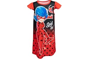 Miraculous Ladybug Girls Nightgown Pajamas Toddler to Big Kid