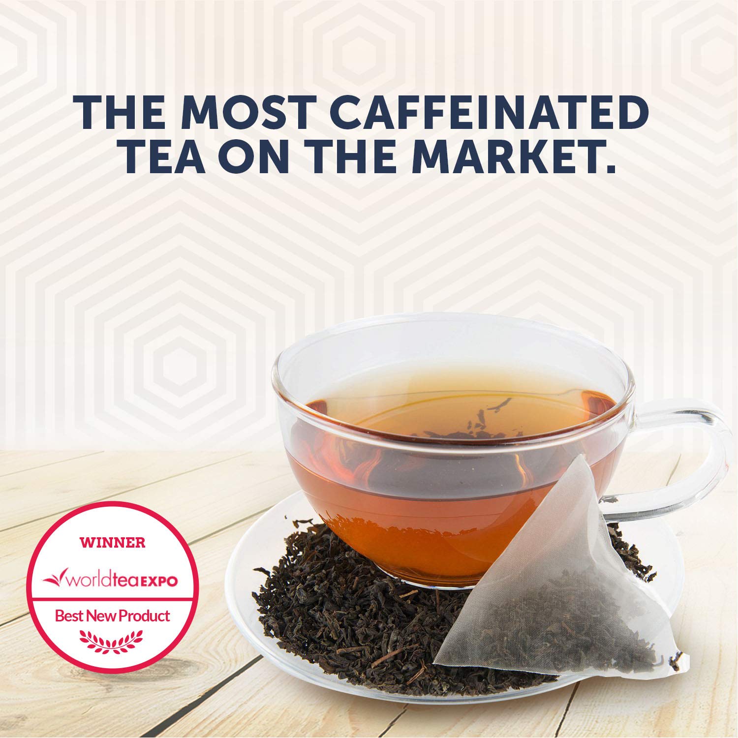 Zest Tea Premium Energy Hot Tea, High Caffeine Blend Natural & Healthy