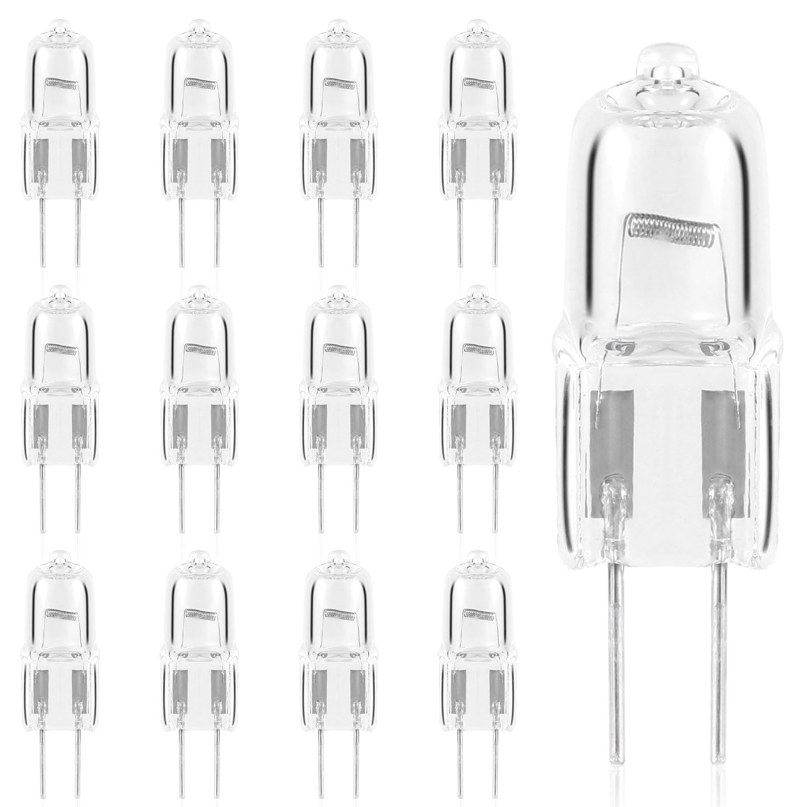 Photo 1 of 12pcs G4 Halogen Bulb, Oven Light Bulb Type G4 Light Bulbs 2 Pin Replacement Small Halogen Light Bulbs with G4 Bi-Pin Dimmable G4 Led Bulb for Dacor 86364 Halogen Light Bulbs (20W)