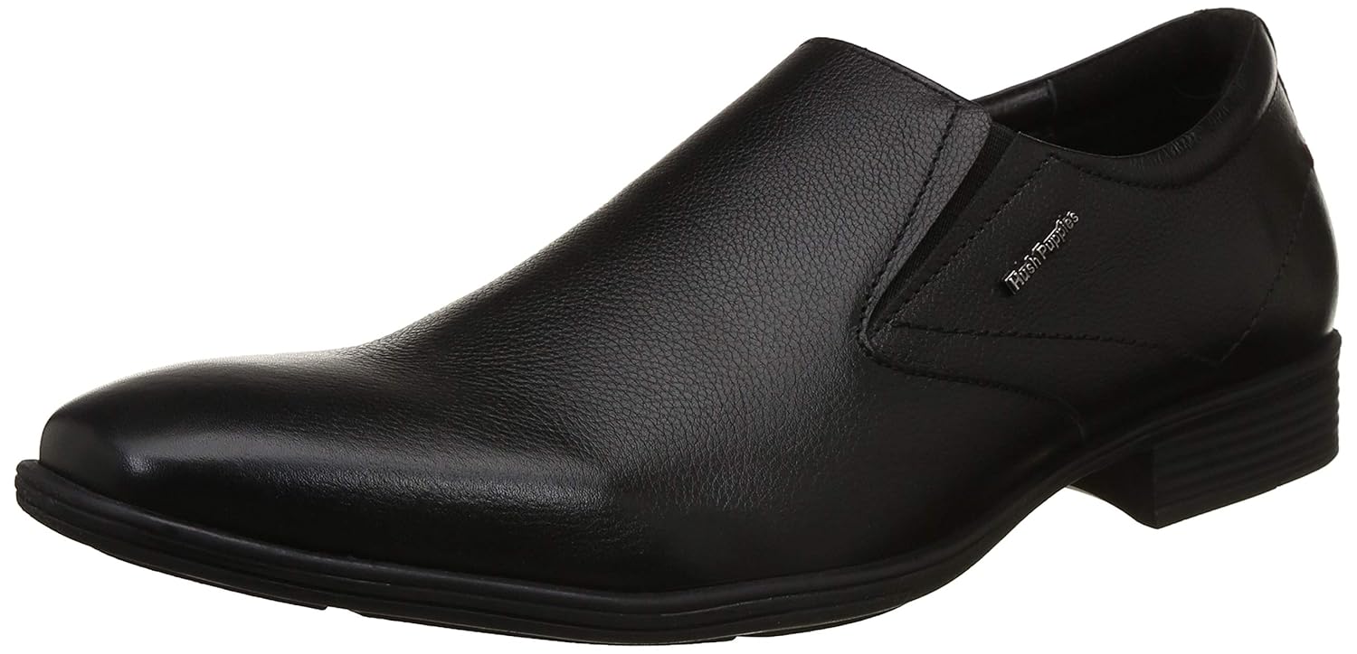 Black Boston Slip On Formal Shoes For Men's 2021 Best Price With Best