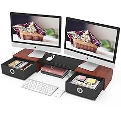 WESTREE Dual Monitor Stand Riser with Two