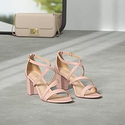 DREAM PAIRS Women’s Ankle Strap Dress Pump Low