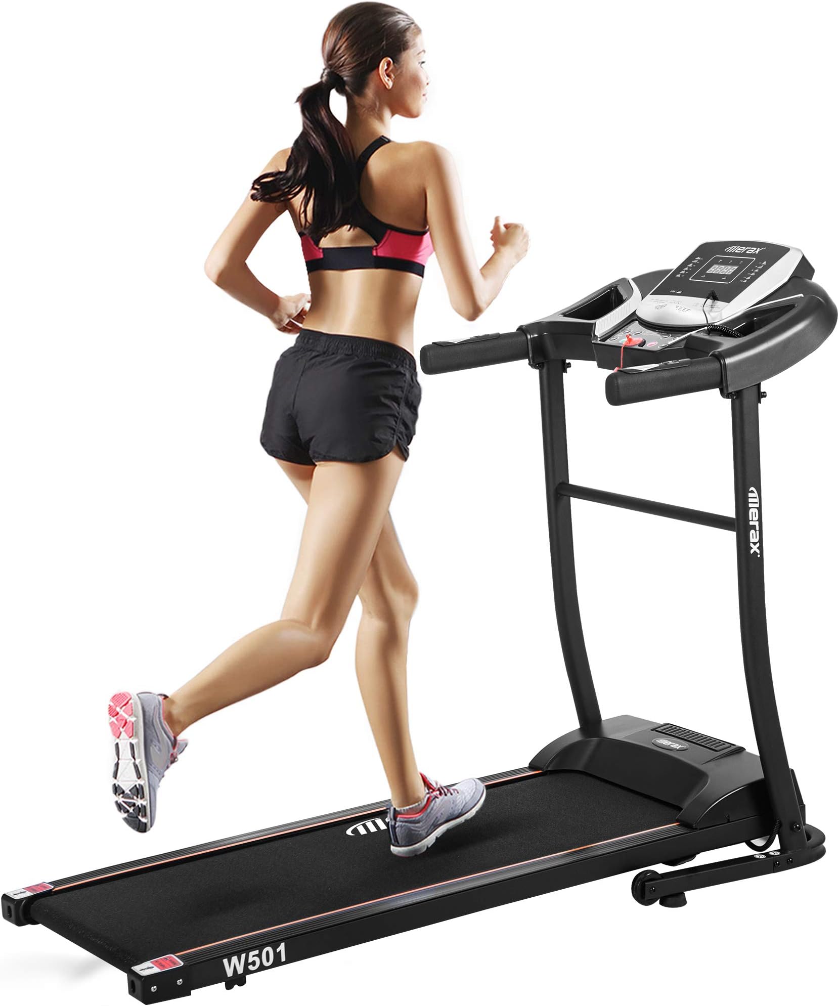 Hommoo Electric Folding Treadmill Motorized Walking Running Jogging Home Fitness Machine Cardio