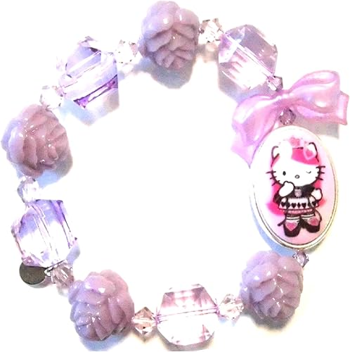 Amazon Tarina Tarantino タリナタランティーノ キティコラボ Pink Head Portrait Multibead ハローキティブレスレット ピンク カラー ブレスレット 通販