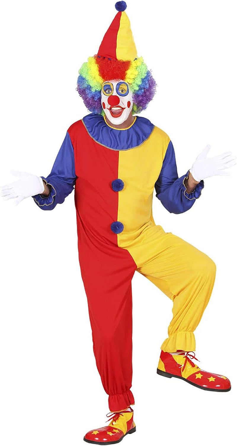 Clown Costume Small for Circus Fancy Dress, Red - Image 4