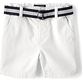 The Children's Place,and Toddler Boys Chino Shorts, Simply White, 18-24 M/M