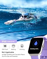 TOOBUR Smart Watch Women Alexa 1.95" Calls IP68 Fitness Tracker Heart Rate Sleep view 7