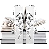 2Pcs Dragon Bookmark Gift for Men or Boy, Cool Bookmarks, Book Marks for Adults and Kids, Fantasy Gifts for Men(Style A)