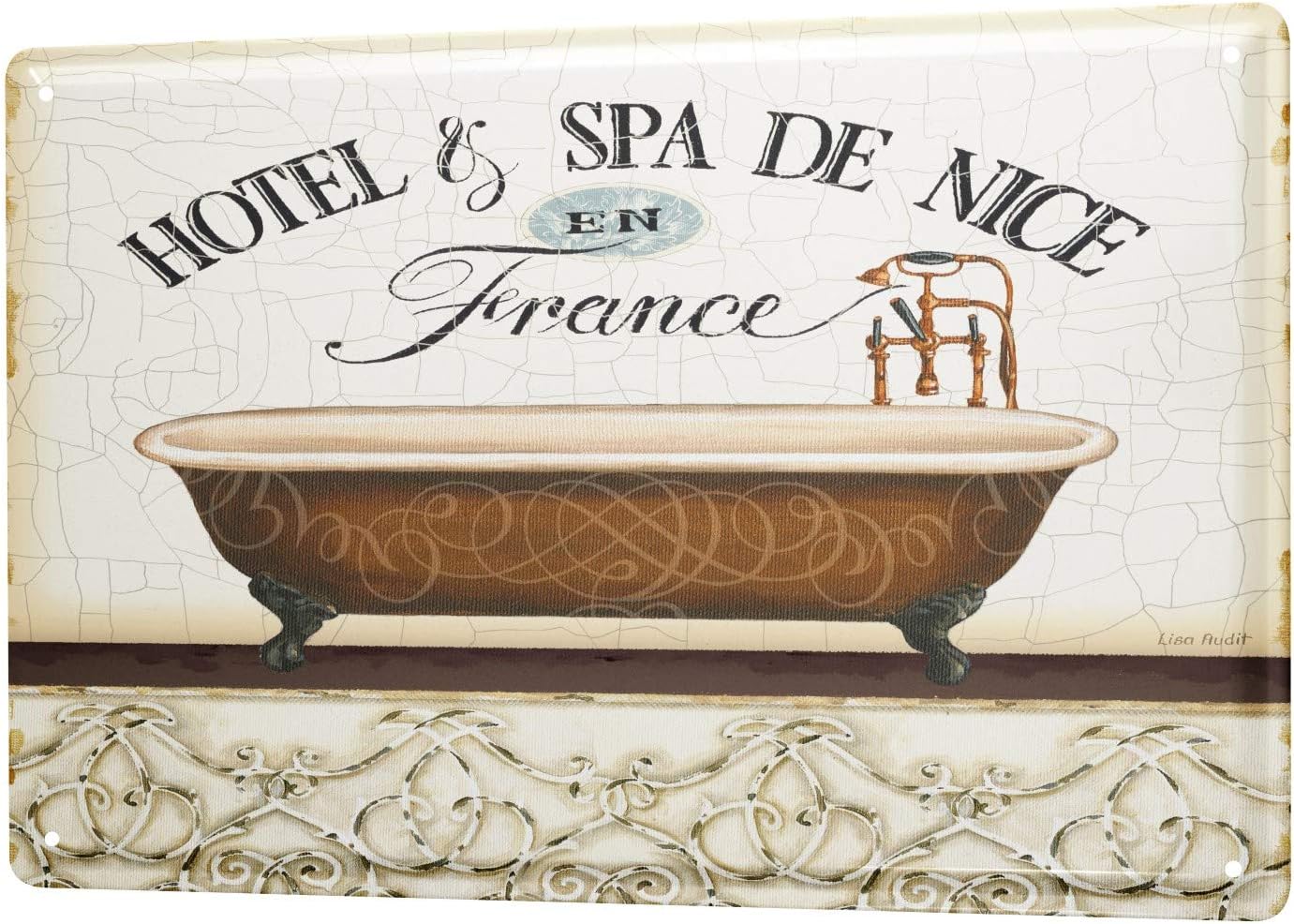 cartello decorativo per il bagno