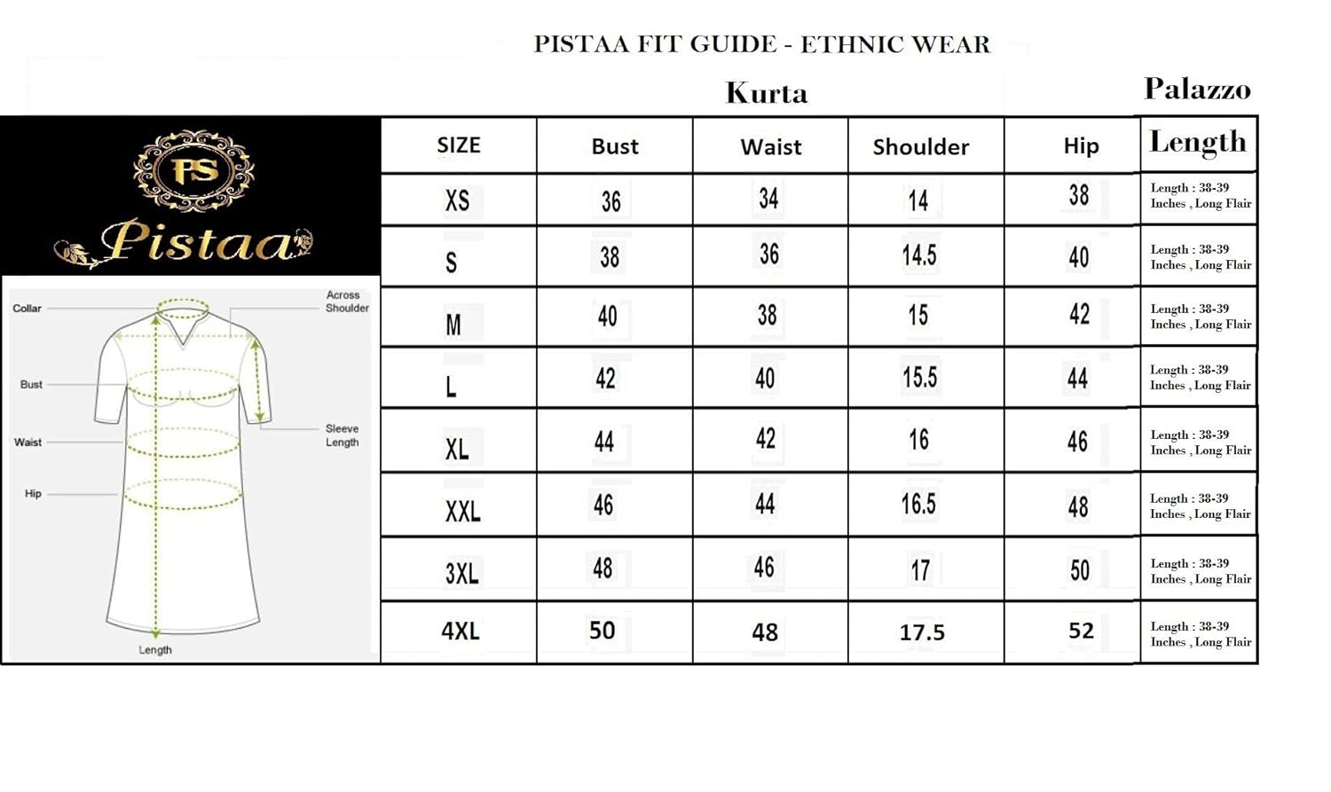 pistaa's women's viscose yellow high low kurta with printed palazzo set