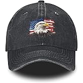 Printed Baseball Cap Adjustable Vintage Washed Distressed Denim Trucker Hat for Women Men
