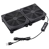 120mmx2 240mm 5V Dual USB Powered PC Router Fans