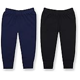Lamaze Baby-Boys Super Combed Natural Cotton Pull on Jogger Pants, 2 Pack