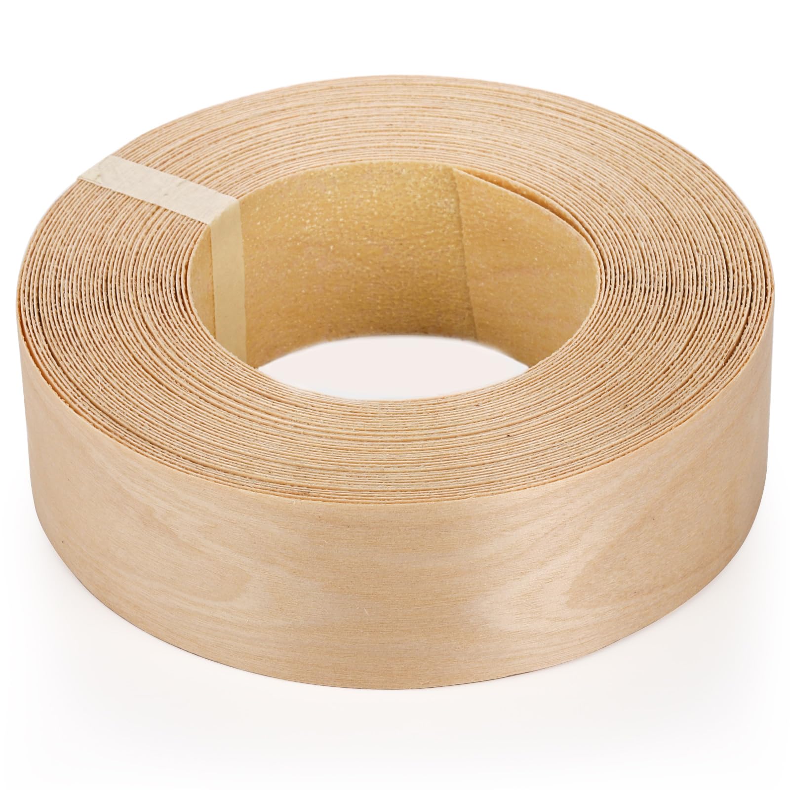 Photo 1 of Yarlung 2 Inch x 50 Feet Roll Wood Veneer Edge Banding, Preglued Birch Plywood Edging Iron on with Hot Melt Adhesive, Flexible Wood Tape Sanded to Perfection for Furniture Restoration