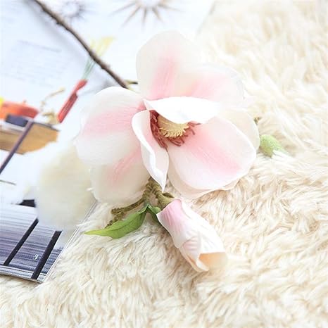 Amazon 人工花 結婚式の花のヴィンテージの蘭のマグノリアの絹の造花花嫁の花束オフィステーブルホームホテルの壁の装飾 Color Light Pink 造花 オンライン通販 Amazon 人工花 結婚式の花のヴィンテージの蘭のマグノリアの絹の造花花嫁の花束オフィステーブルホームホテルの壁の装飾 Color Light Pink 造花 オンライン通販
