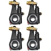 4 Pack R801073 Auto Slack Adjuster, 1.5 in 28 Spline, 5.5in Arm with Clevis | Replaces Meritor R801070/R801072/R802462/R803110/R801079; 1.5 in 28 spline, 5.5 in arm for truck trailer brakes