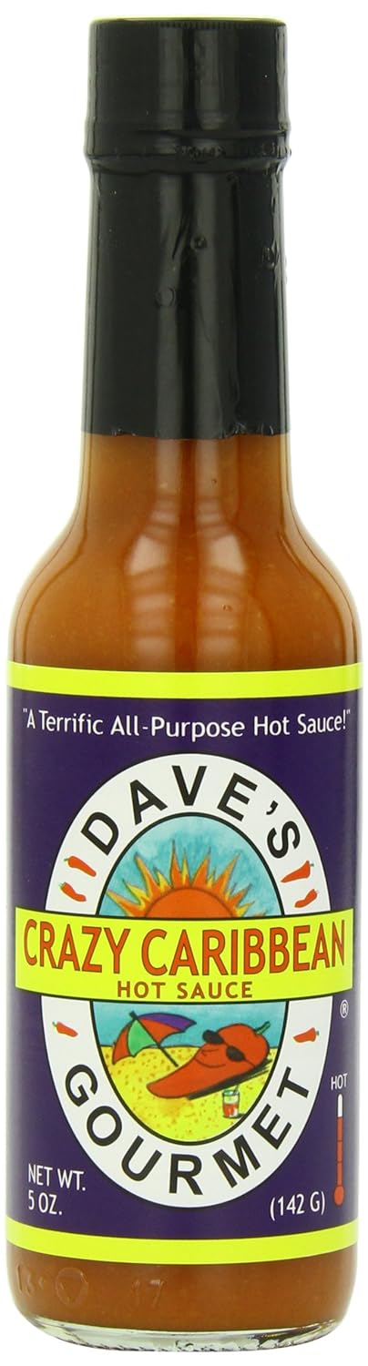 Dave's Gourmet Crazy Caribbean Hot Sauce, 5 Ounces