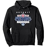 NBA Official Detroit Pistons Diamond Look Heat Pullover Hoodie