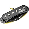 Wilkinson M Series High Output Alnico 5 Strat Single Coil Middle Pickup for Stratocaster Electric Guitar, Black