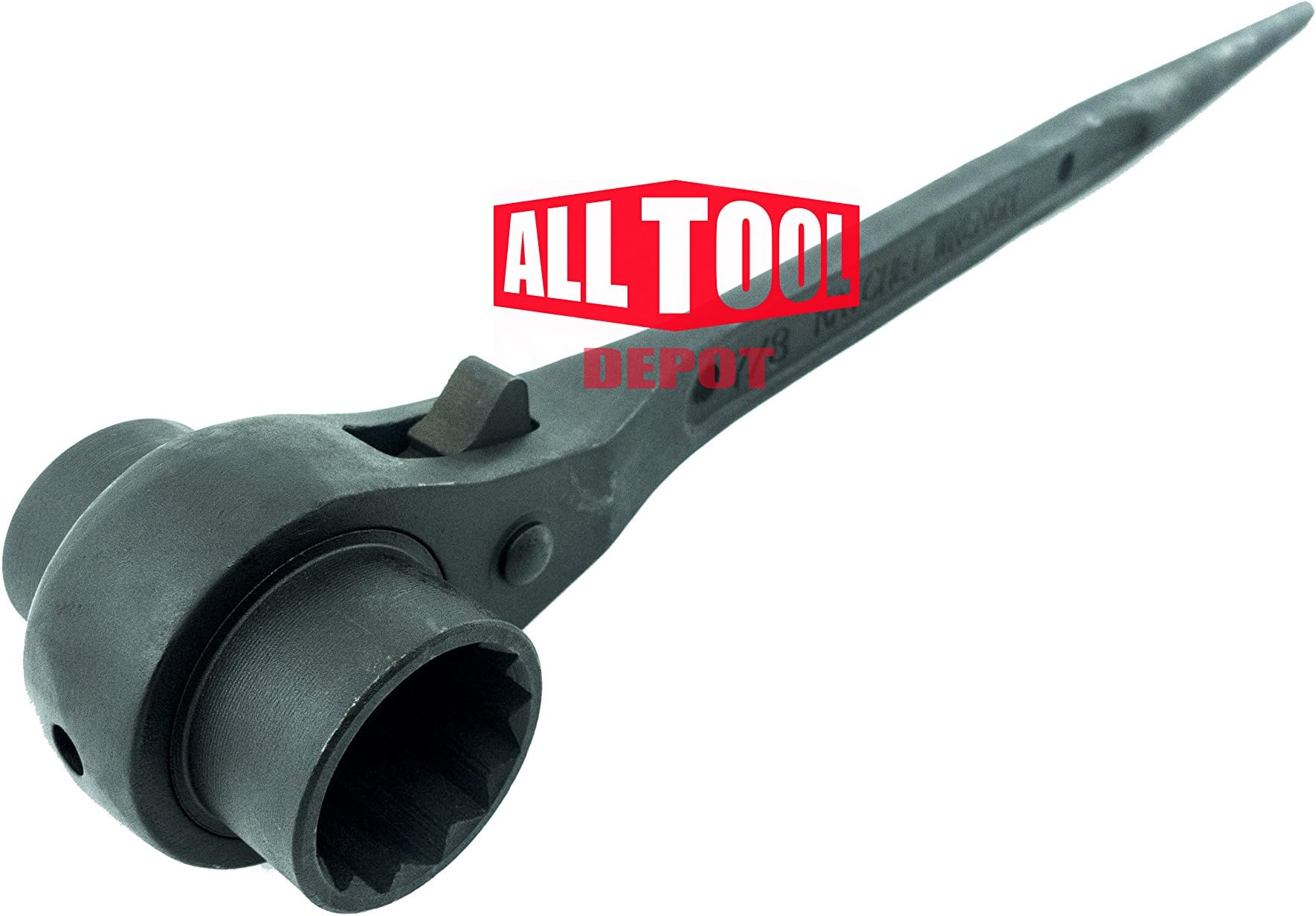 All Tool Depot 3/4 & 7/8 Scaffold Podger Ratchet Spanner Ratcheting Socket Wrench (1 Pack)