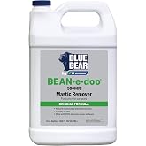 Blue Bear 500MR: BEAN-e-doo Mastic and Adhesive Remover for Concrete 1 Gal | Professional Soy-Based Formula for Carpet, Tile &amp; Asbestos Mastics, Low-Odor, Non-Toxic, Safe for Schools &amp; Hospitals