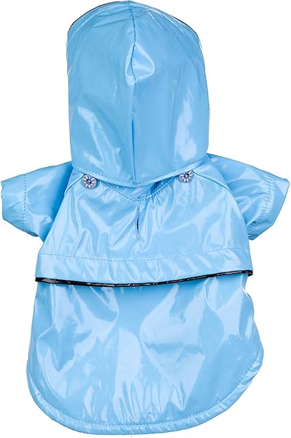 baby blue raincoat