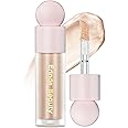 Erinde Liquid Highlighter - Face Highlighter Bronzer Makeup Stick, Natural Glossy Finish, Lightweight Blendable Cream Face Illuminator, Cruelty-free, 02# STARLIGHT