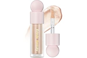 Erinde Liquid Highlighter - Face Highlighter Bronzer Makeup Stick, Natural Glossy Finish, Lightweight Blendable Cream Face Illuminator, Cruelty-free, 02# STARLIGHT