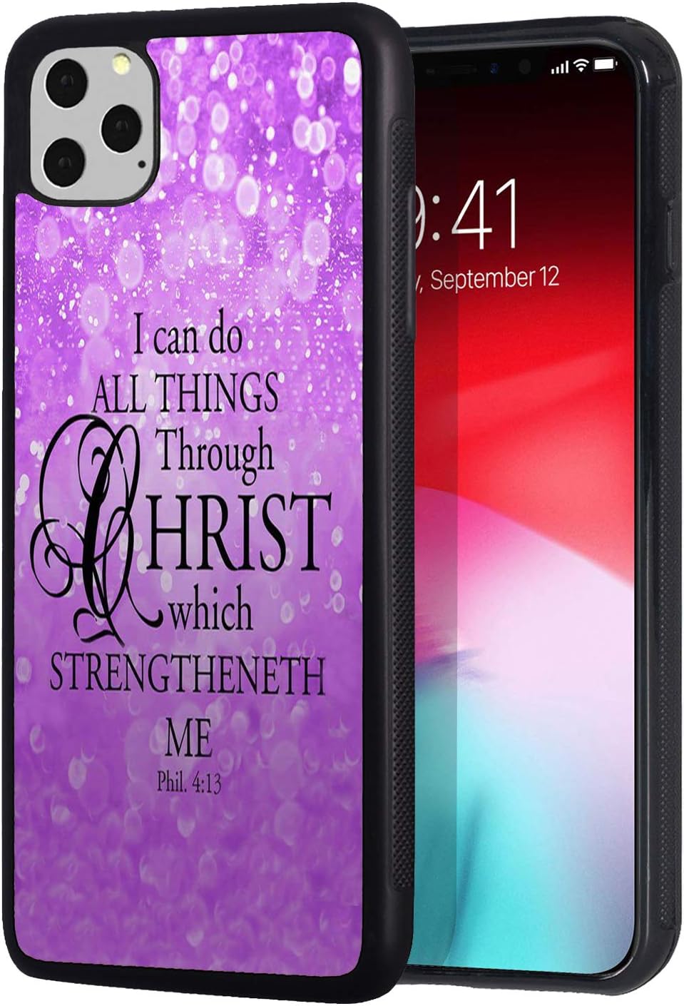 Iphone 11 Pro Max Case Christian Bible Verse Purple Amazon In Electronics Iphone 11 Pro Max Case Christian Bible Verse Purple Amazon In Electronics
