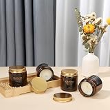 Kinforse Natural Soy Wax Citronella Candles 6 Pack 3.9 oz Jar Outdoor view 4