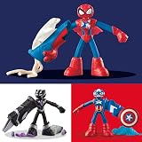 Play-Doh Marvel Hero Adventure Action Figure Playset 3 Bendable Figures view 3