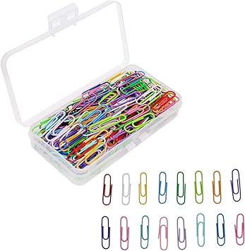 Kit De 100 Sujetapapeles Metálicos De Acero Inoxidable De 25 Mm Para Oficina, Escuela, Hogar