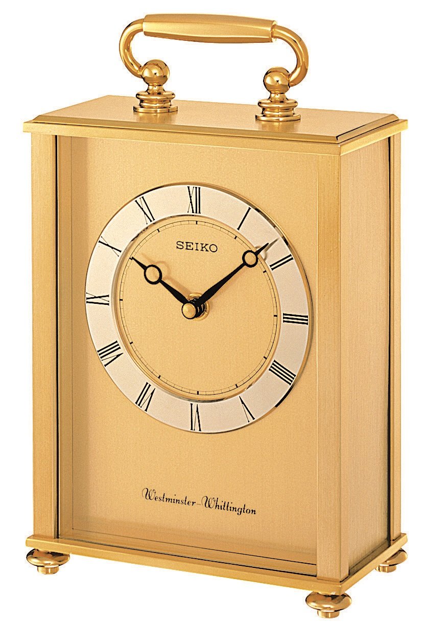 Seiko Clocks Chiming Carriage Clock QHJ201G