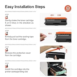 v4ink 1PK Compatible TN431BK TN433BK Toner